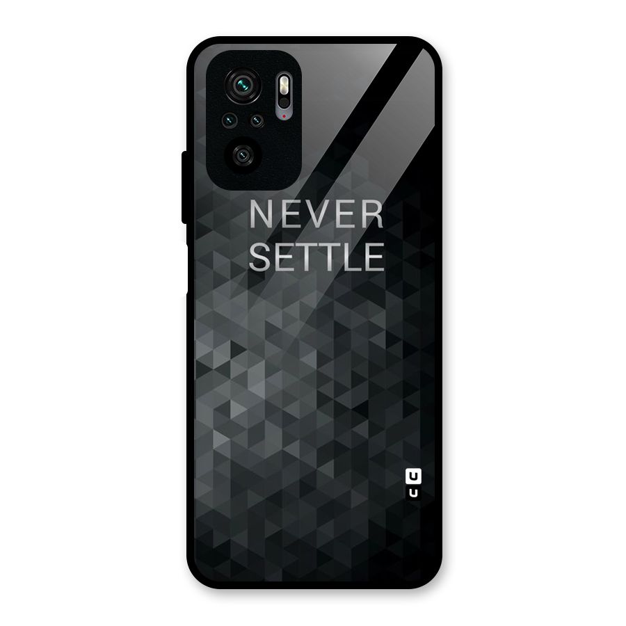 Abstract No Settle Glass Back Case for Redmi Note 10