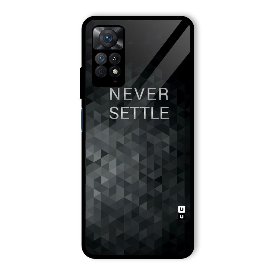 Abstract No Settle Glass Back Case for Redmi Note 11 Pro