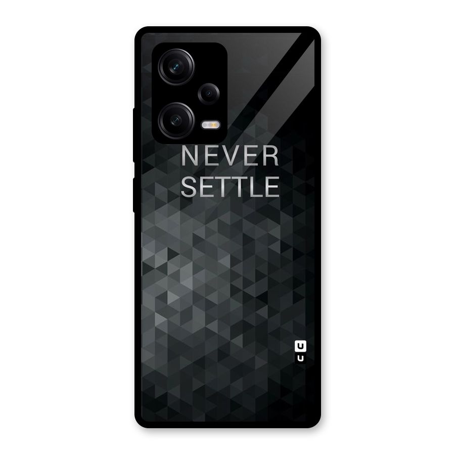 Abstract No Settle Glass Back Case for Redmi Note 12 Pro
