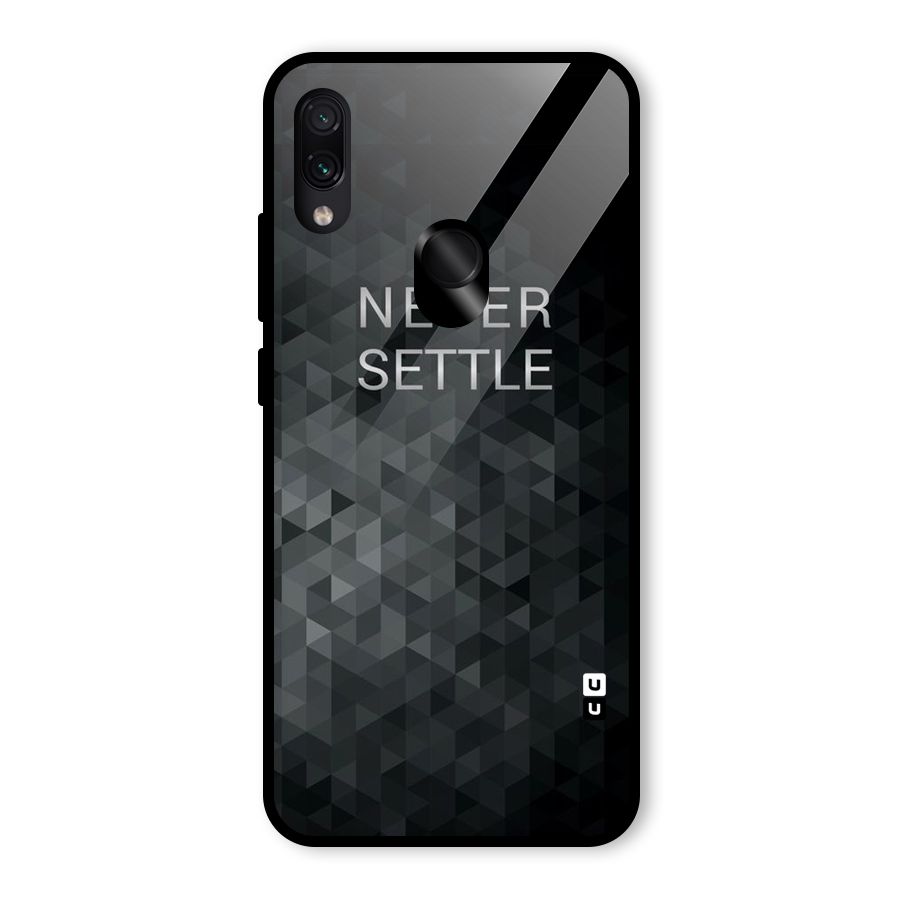 Abstract No Settle Glass Back Case for Redmi Note 7S