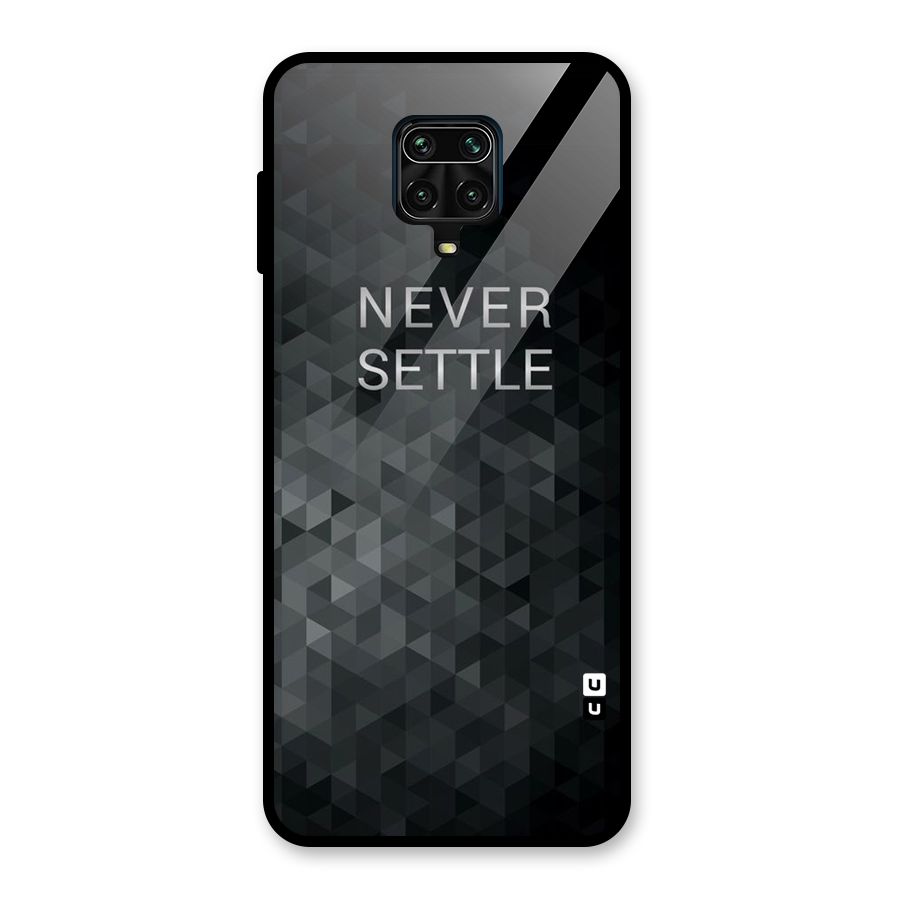 Abstract No Settle Glass Back Case for Redmi Note 9 Pro