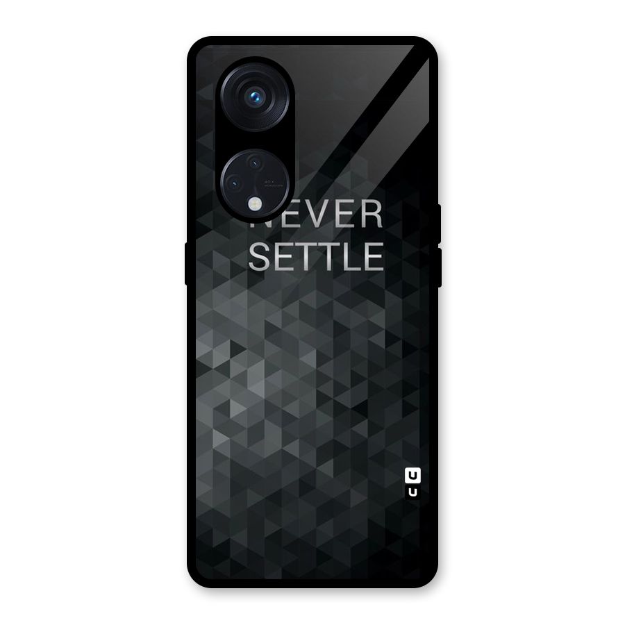 Abstract No Settle Glass Back Case for Reno8 T 5G