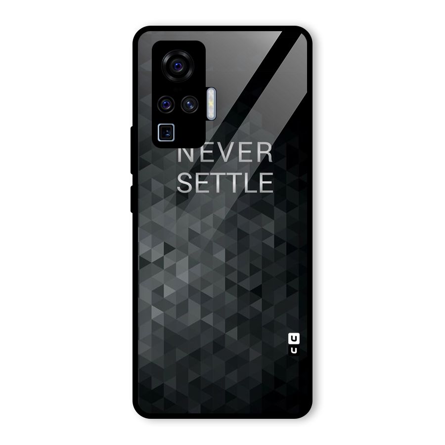 Abstract No Settle Glass Back Case for Vivo X50 Pro