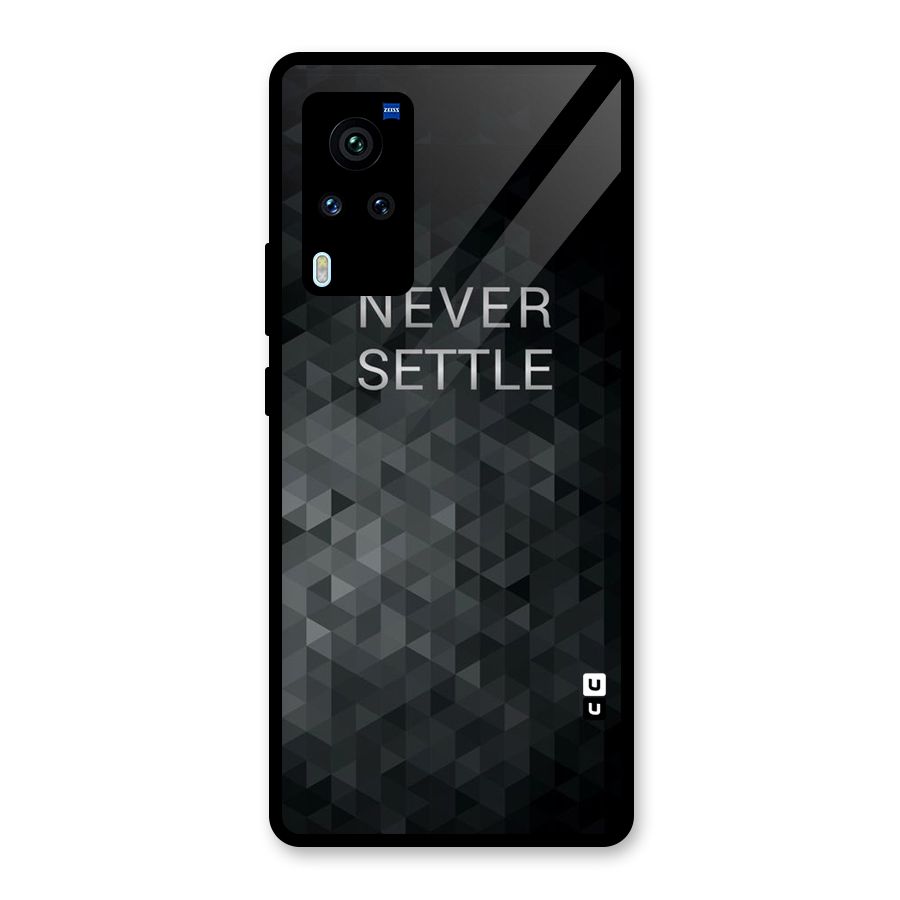 Abstract No Settle Glass Back Case for Vivo X60 Pro