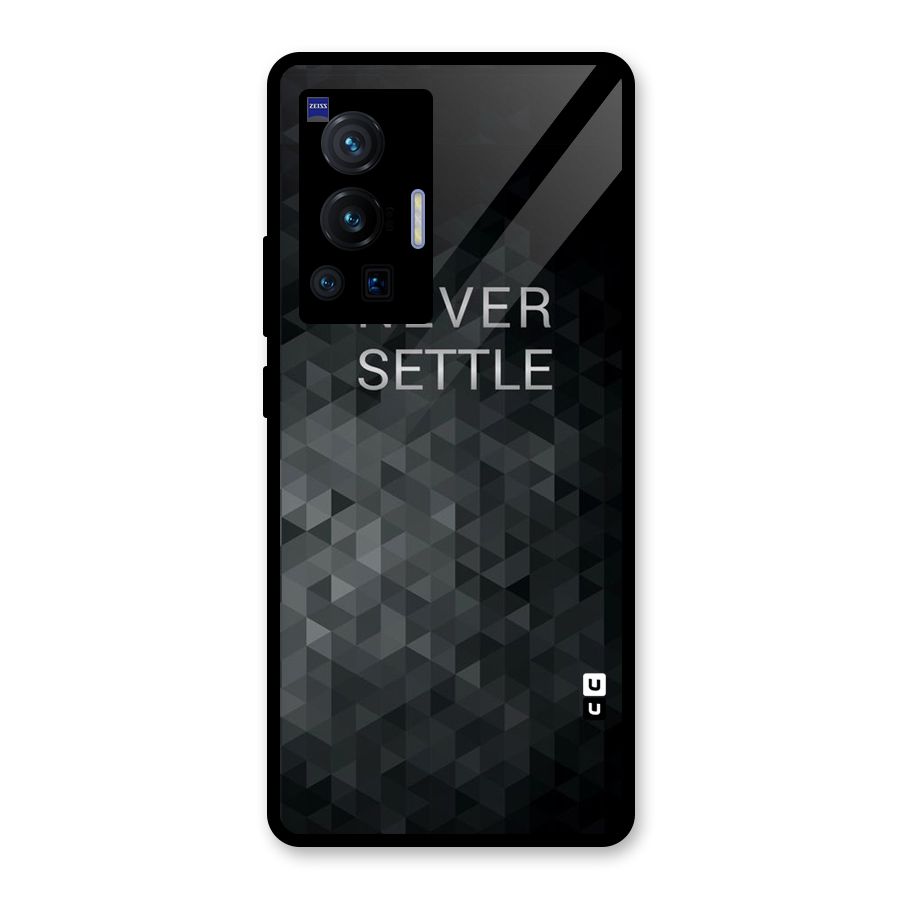 Abstract No Settle Glass Back Case for Vivo X70 Pro