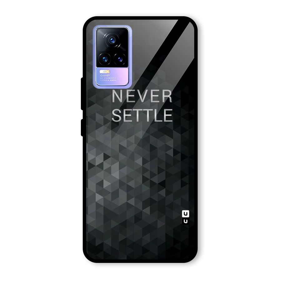Abstract No Settle Glass Back Case for Vivo Y73