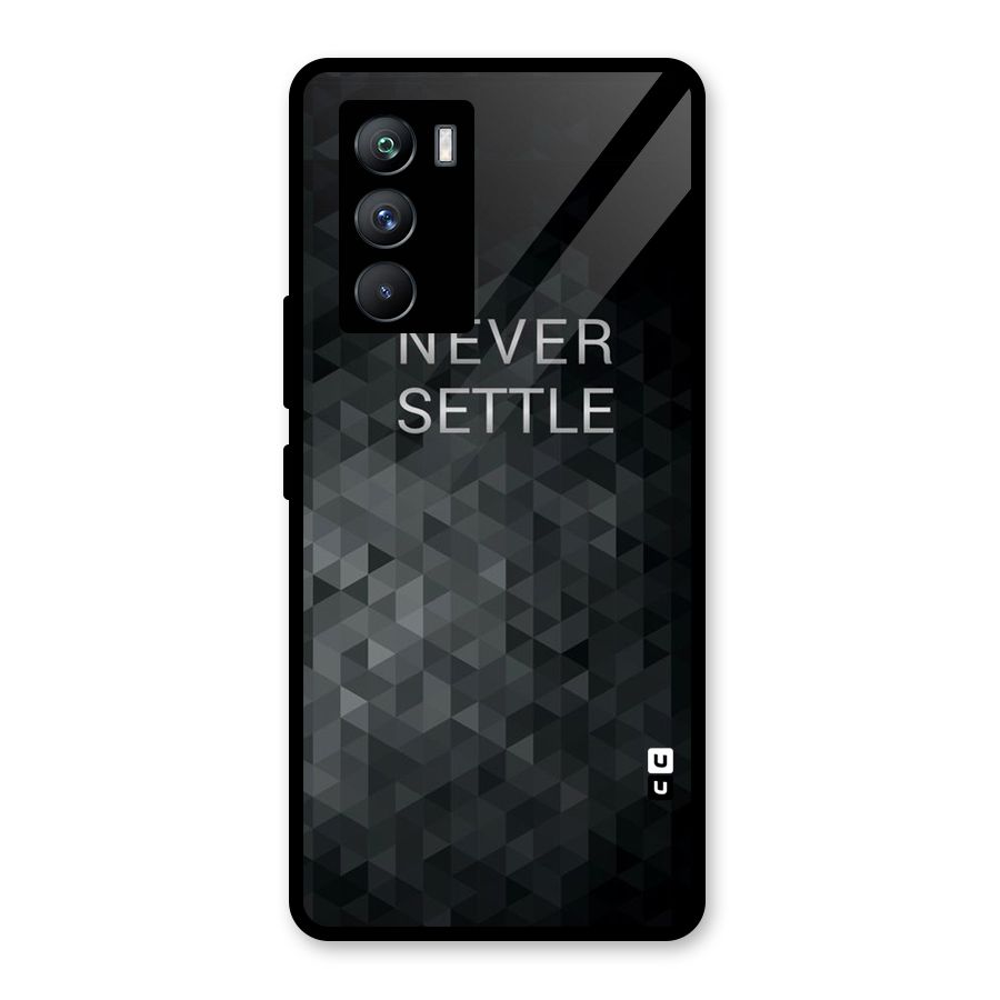 Abstract No Settle Glass Back Case for Vivo iQOO 9 SE
