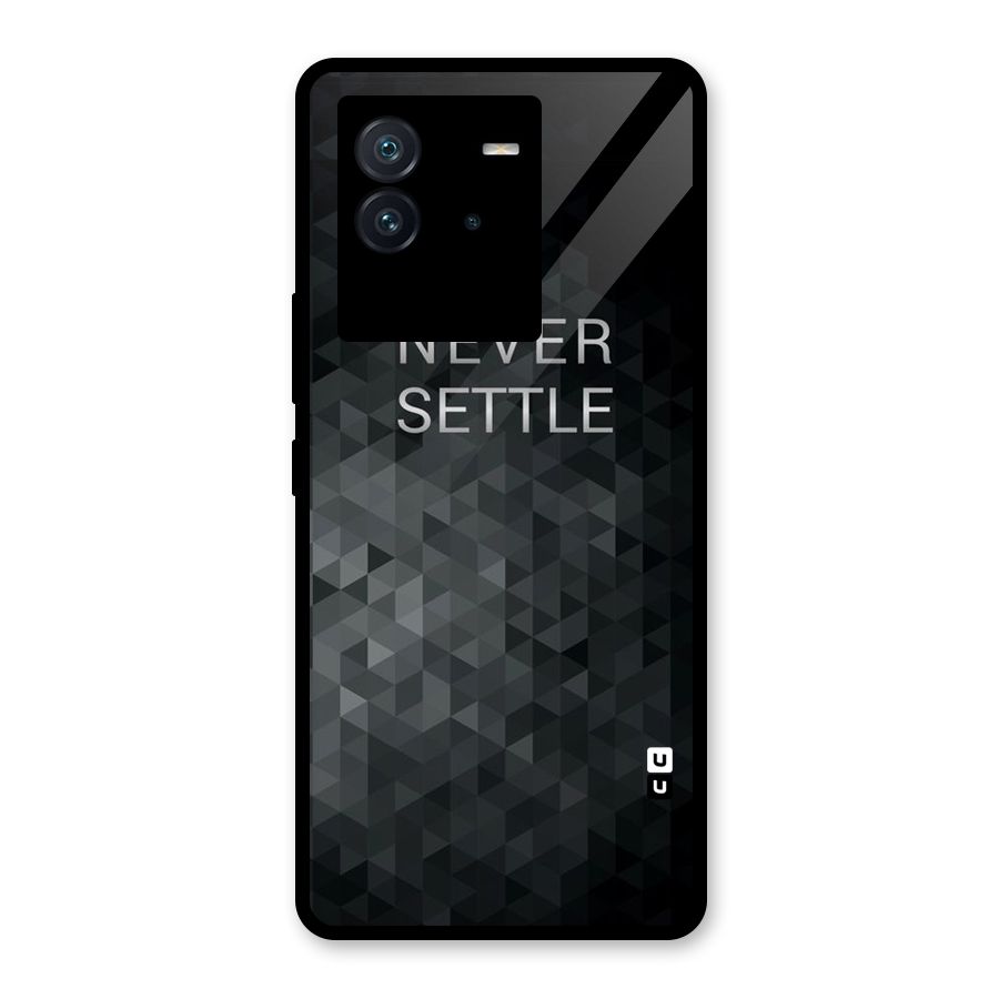 Abstract No Settle Glass Back Case for Vivo iQOO Neo 6 5G