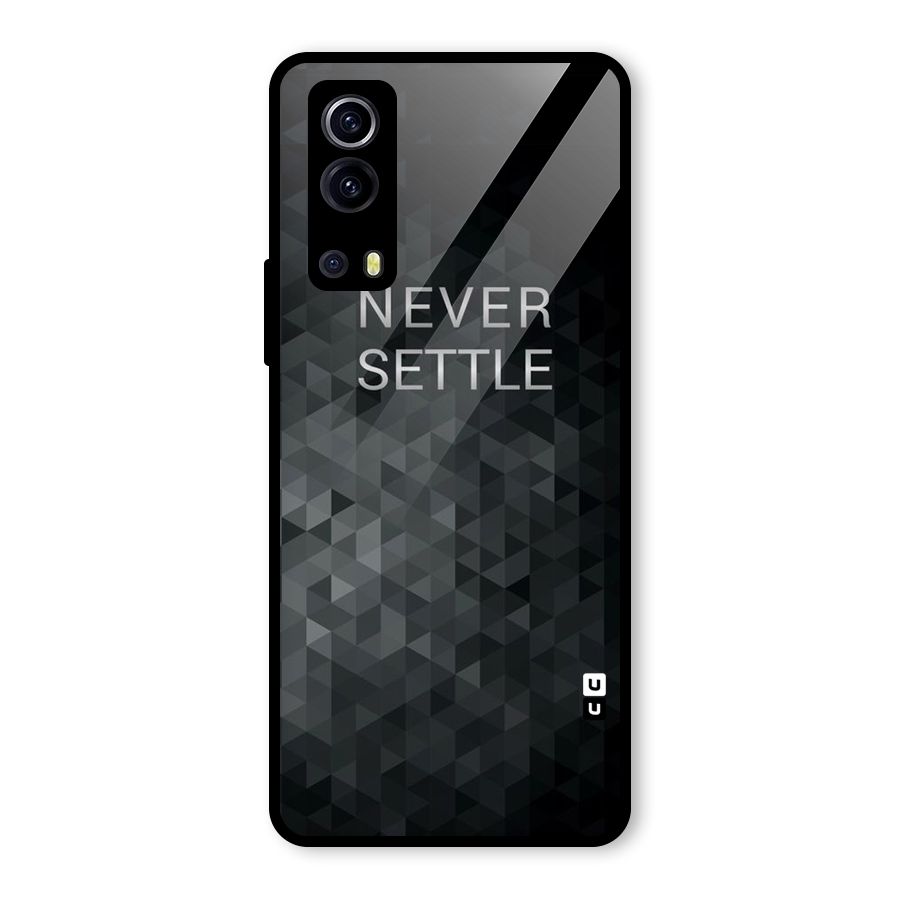 Abstract No Settle Glass Back Case for Vivo iQOO Z3