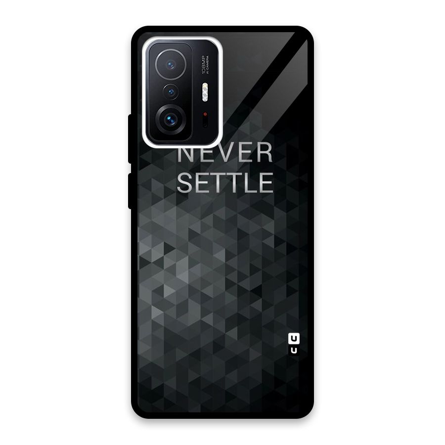 Abstract No Settle Glass Back Case for Xiaomi 11T Pro