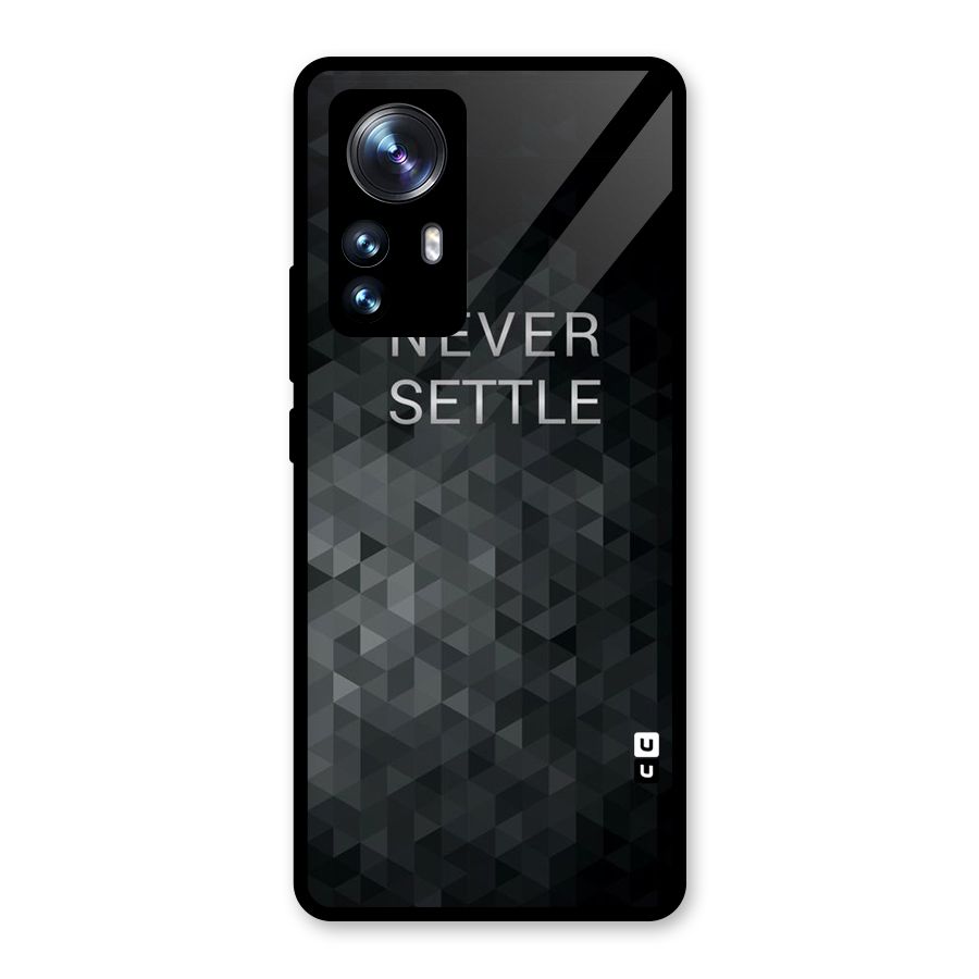 Abstract No Settle Glass Back Case for Xiaomi 12 Pro