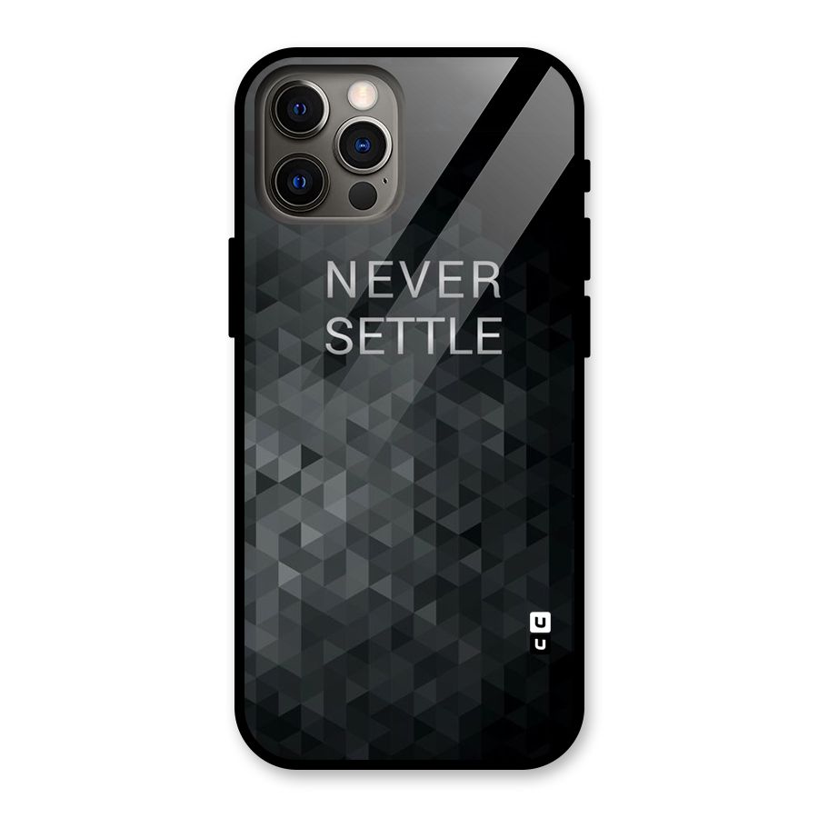 Abstract No Settle Glass Back Case for iPhone 12 Pro