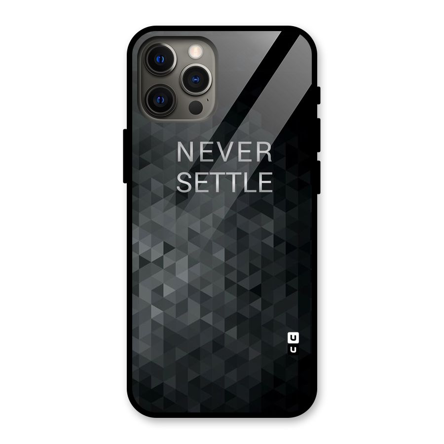 Abstract No Settle Glass Back Case for iPhone 12 Pro Max