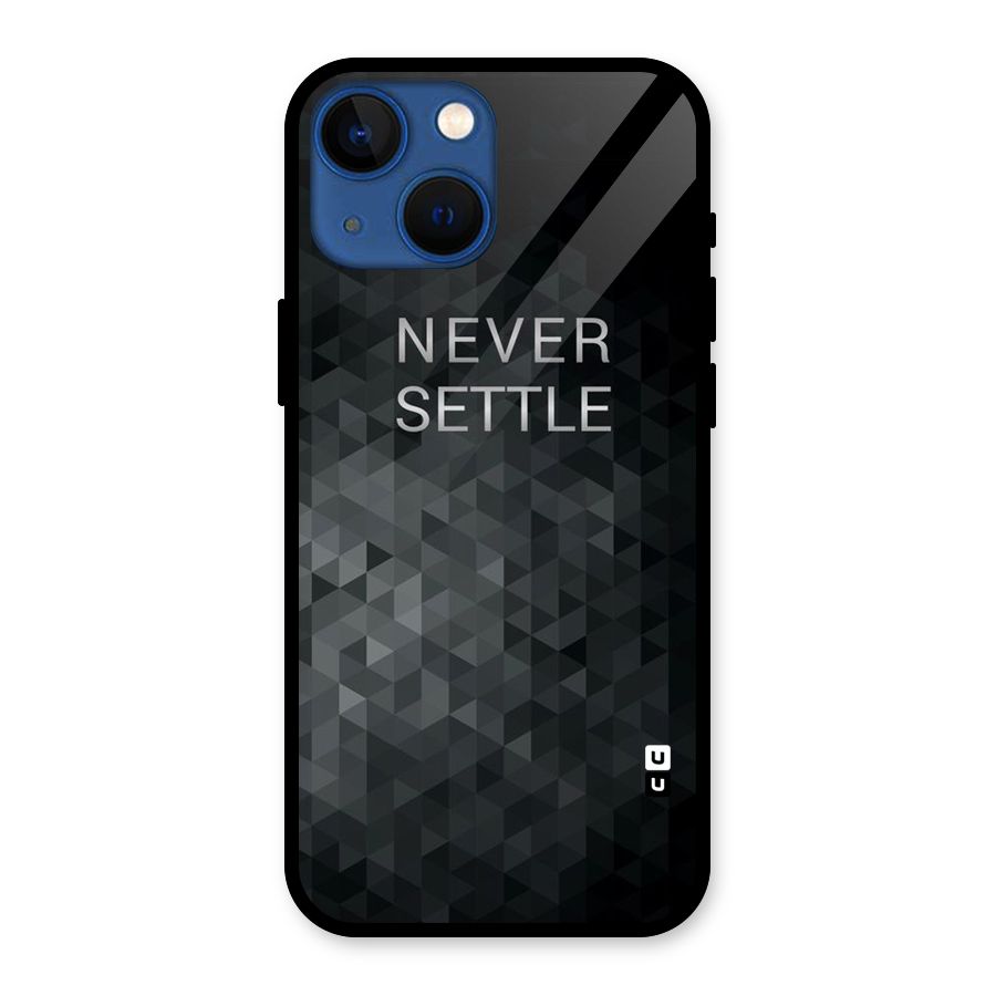 Abstract No Settle Glass Back Case for iPhone 13 Mini