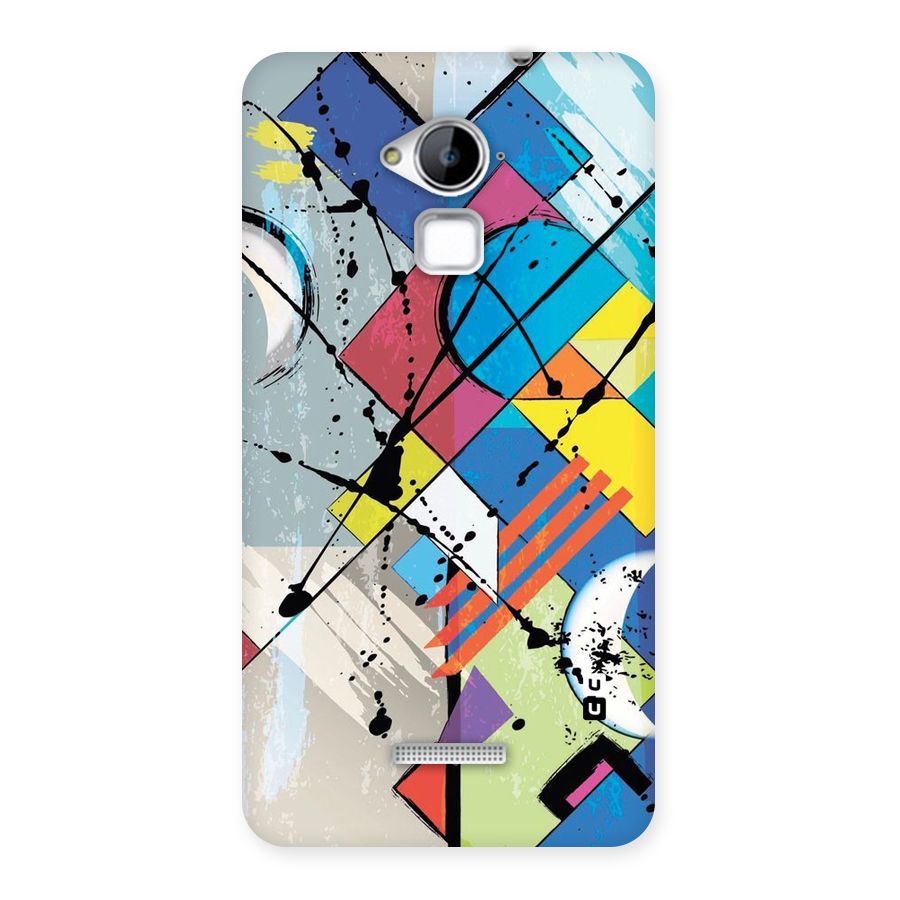 Abstract Paint Shape Back Case for Coolpad Note 3