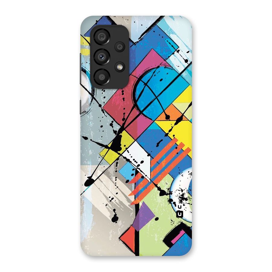 Abstract Paint Shape Back Case for Galaxy A33 5G