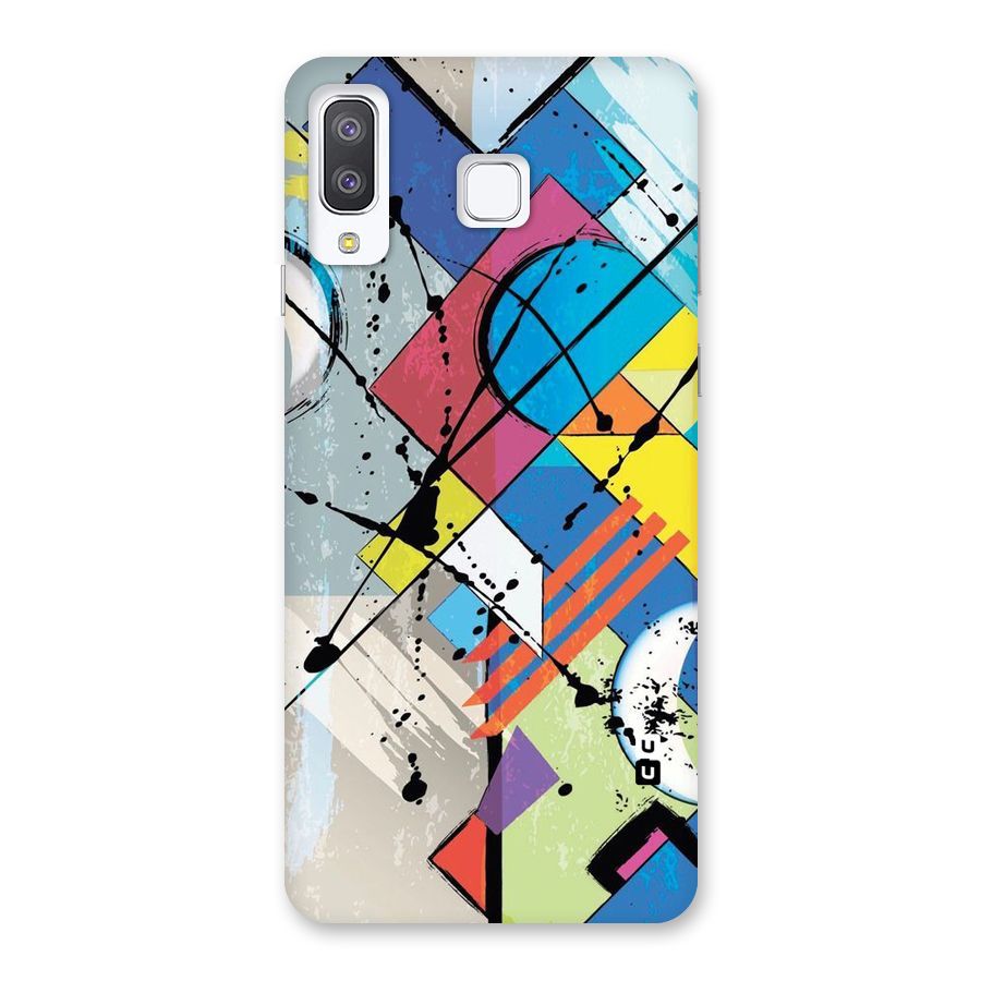 Abstract Paint Shape Back Case for Galaxy A8 Star