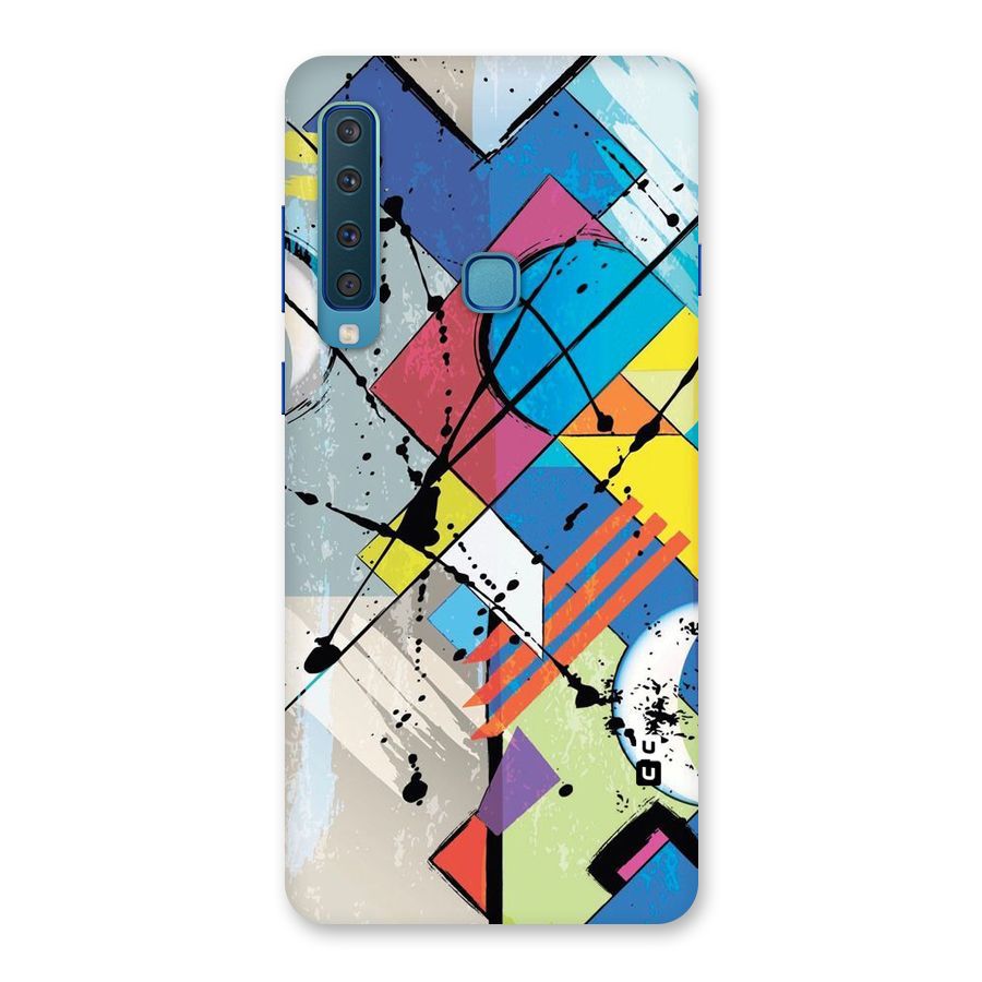 Abstract Paint Shape Back Case for Galaxy A9 (2018)