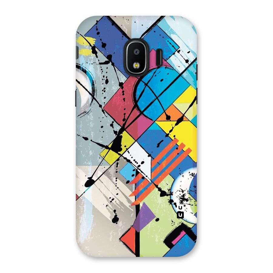 Abstract Paint Shape Back Case for Galaxy J2 Pro 2018