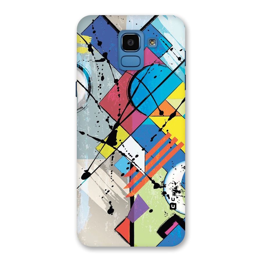 Abstract Paint Shape Back Case for Galaxy On6