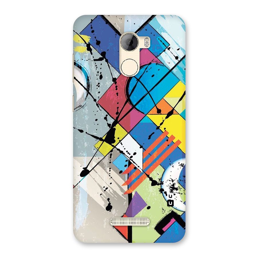Abstract Paint Shape Back Case for Gionee A1 LIte