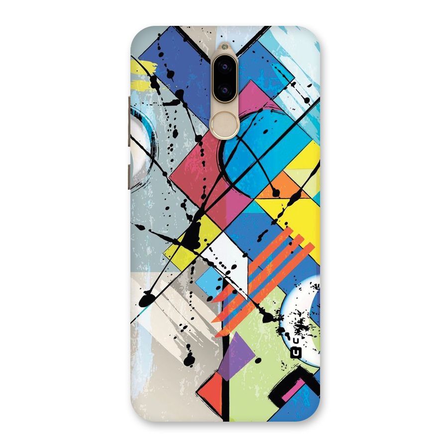 Abstract Paint Shape Back Case for Honor 9i
