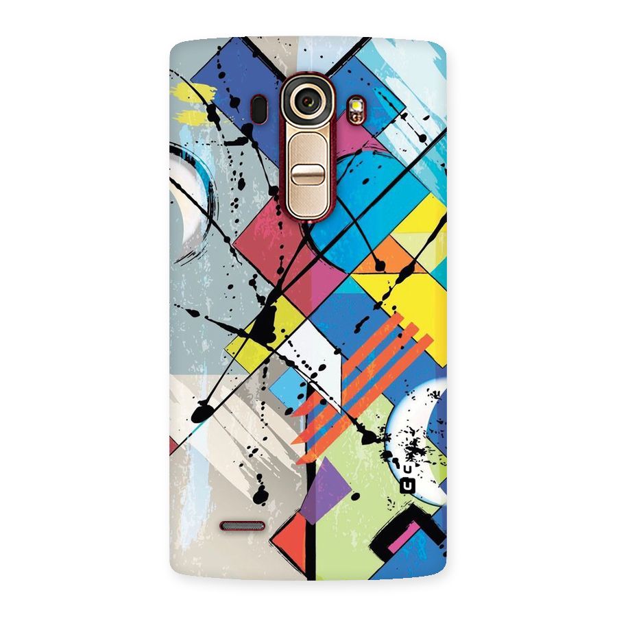 Abstract Paint Shape Back Case for LG G4