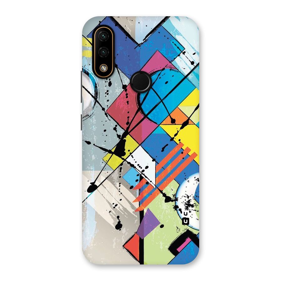 Abstract Paint Shape Back Case for Lenovo A6 Note