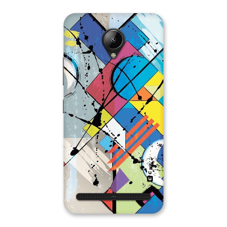 Abstract Paint Shape Back Case for Lenovo C2