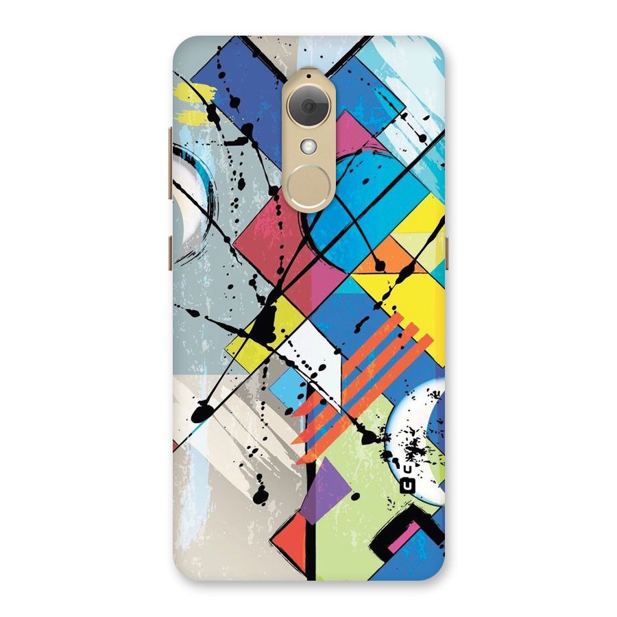 Abstract Paint Shape Back Case for Lenovo K8