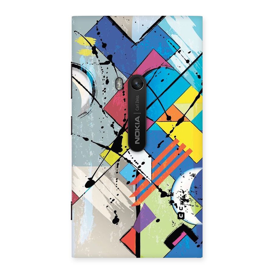 Abstract Paint Shape Back Case for Lumia 920