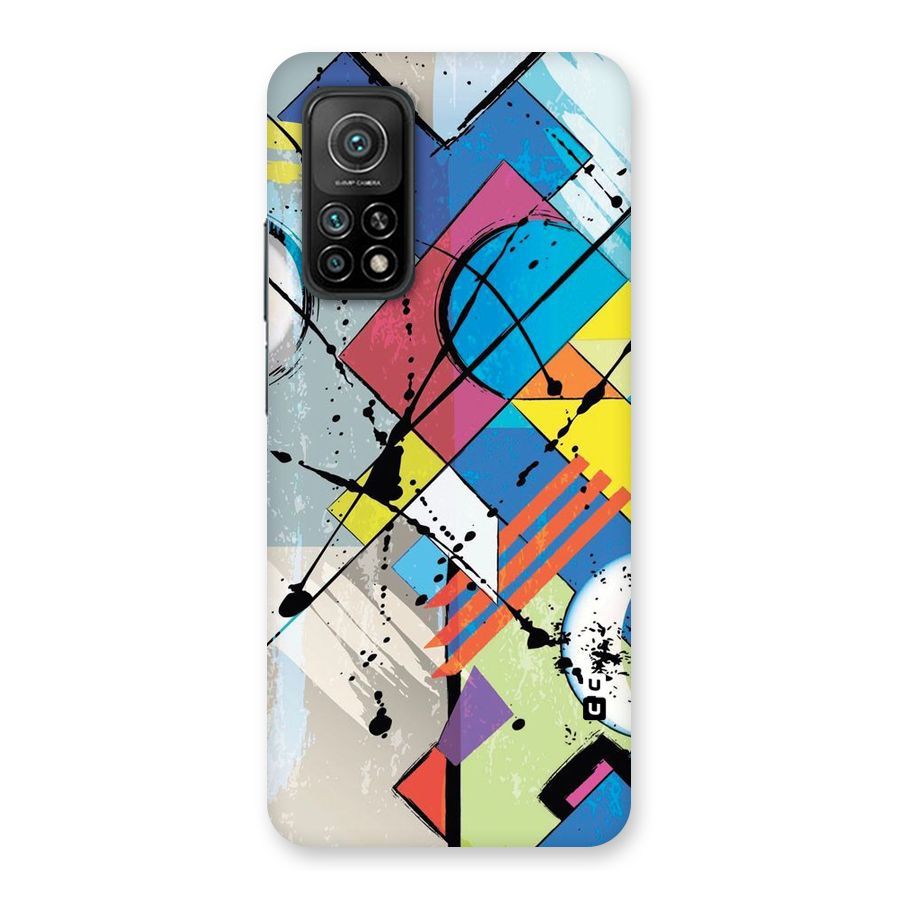 Abstract Paint Shape Back Case for Mi 10T 5G