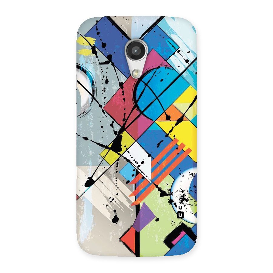 Abstract Paint Shape Back Case for Moto G 2nd Gen
