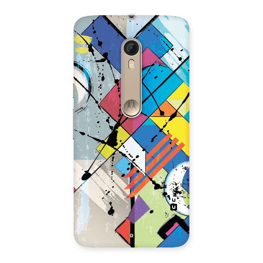 Abstract Paint Shape Back Case for Motorola Moto X Style
