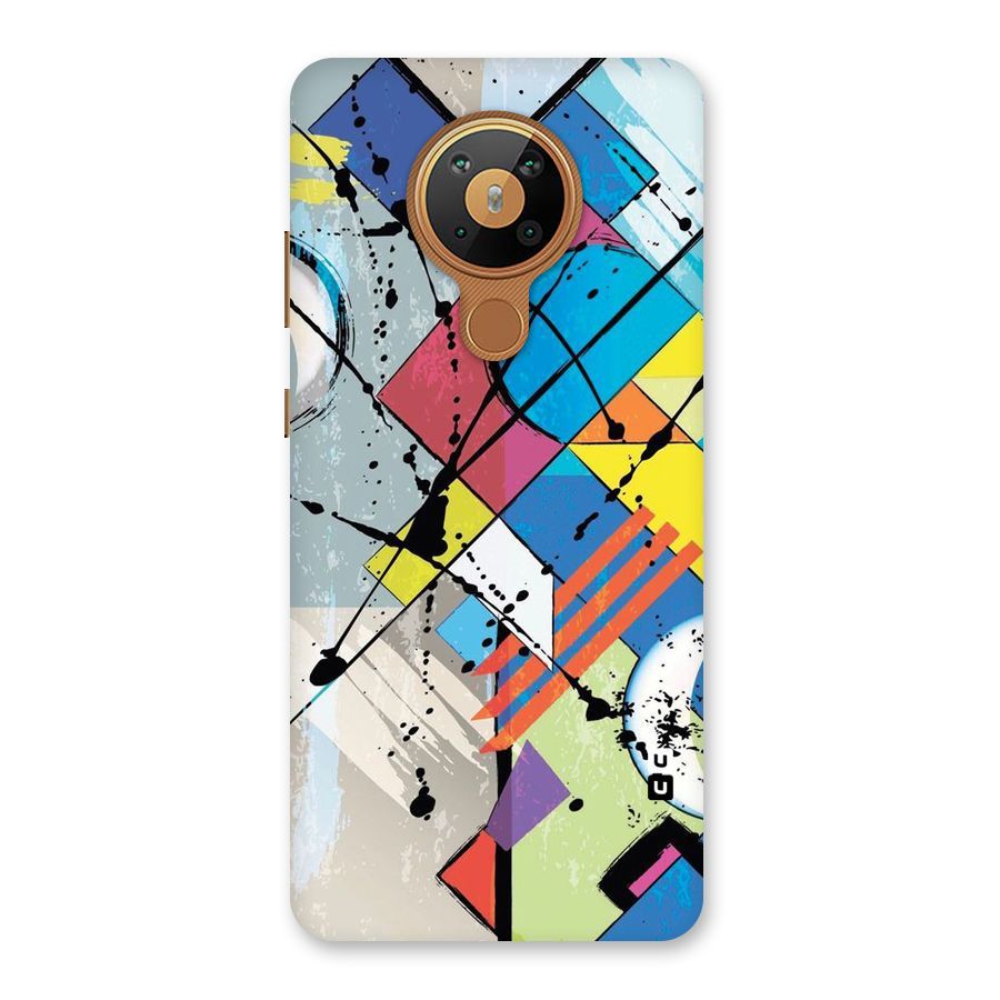 Abstract Paint Shape Back Case for Nokia 5.3