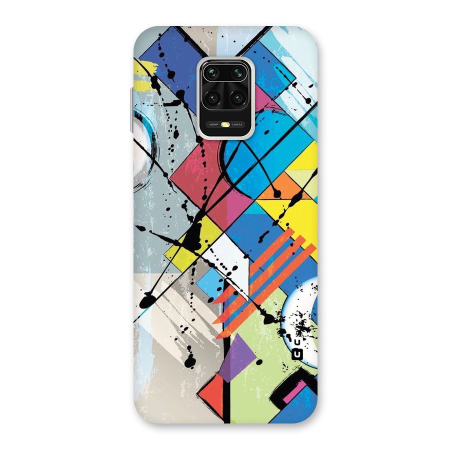 Abstract Paint Shape Back Case for Poco M2 Pro