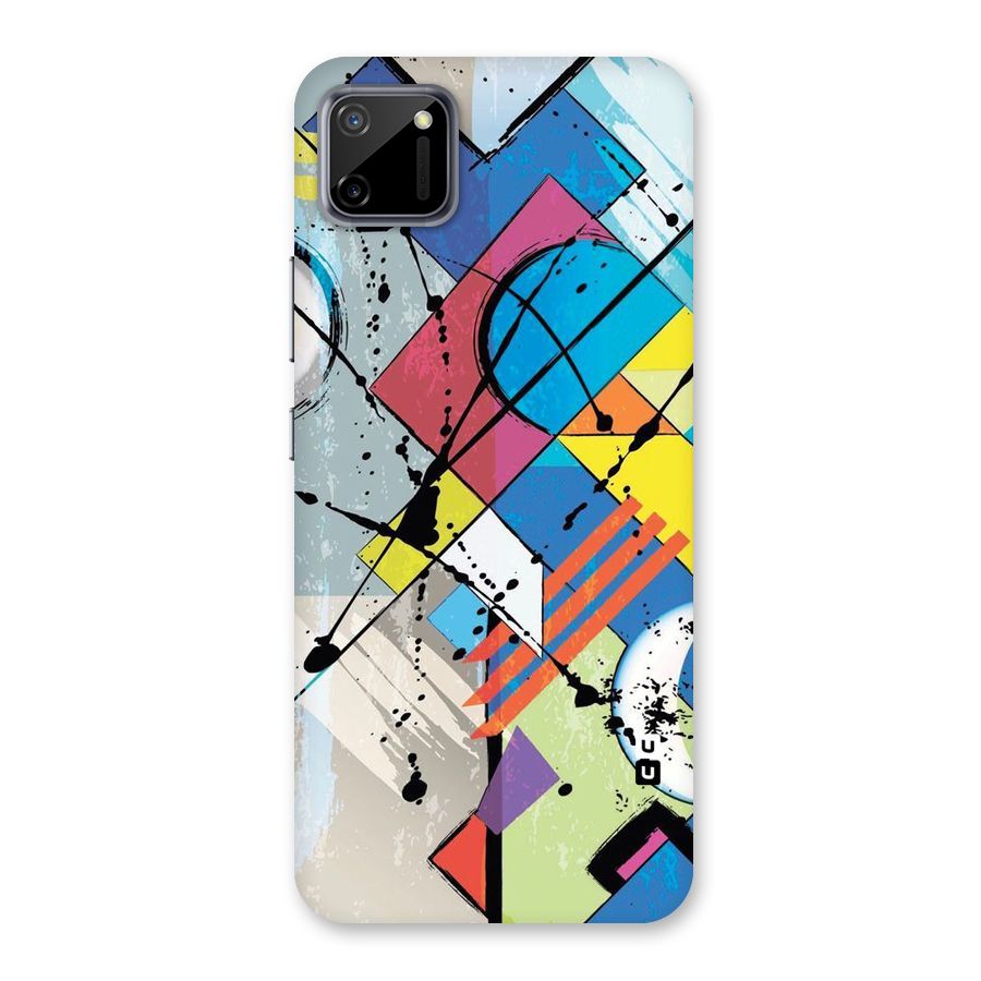 Abstract Paint Shape Back Case for Realme C11