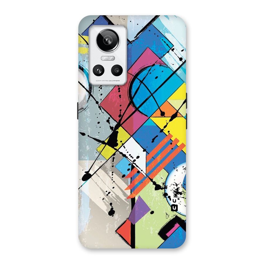 Abstract Paint Shape Back Case for Realme GT Neo 3