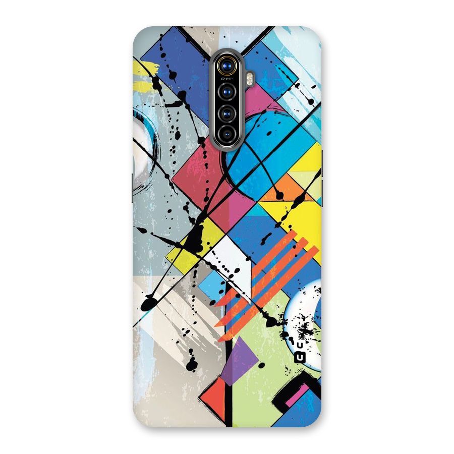 Abstract Paint Shape Back Case for Realme X2 Pro