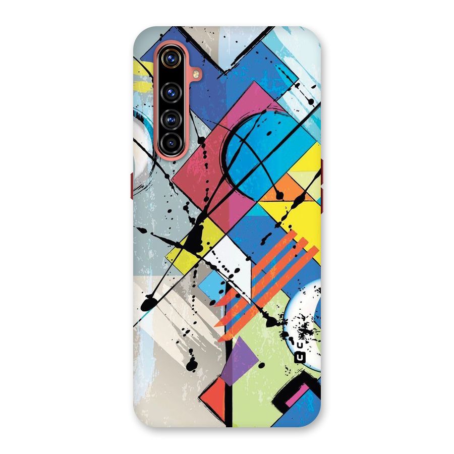 Abstract Paint Shape Back Case for Realme X50 Pro
