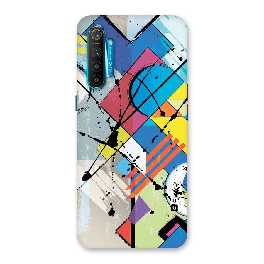 Abstract Paint Shape Back Case for Realme XT