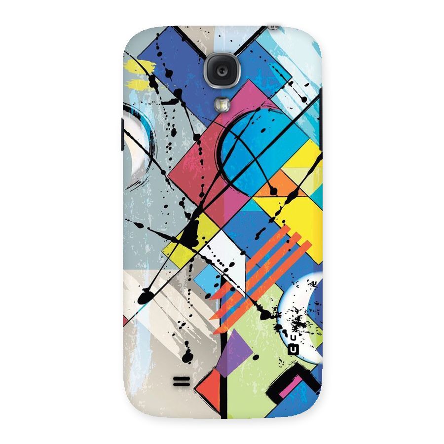 Abstract Paint Shape Back Case for Samsung Galaxy S4