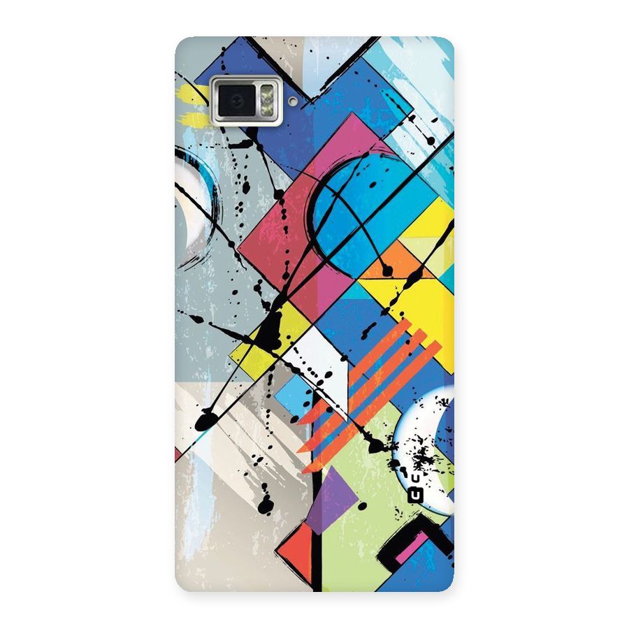 Abstract Paint Shape Back Case for Vibe Z2 Pro K920