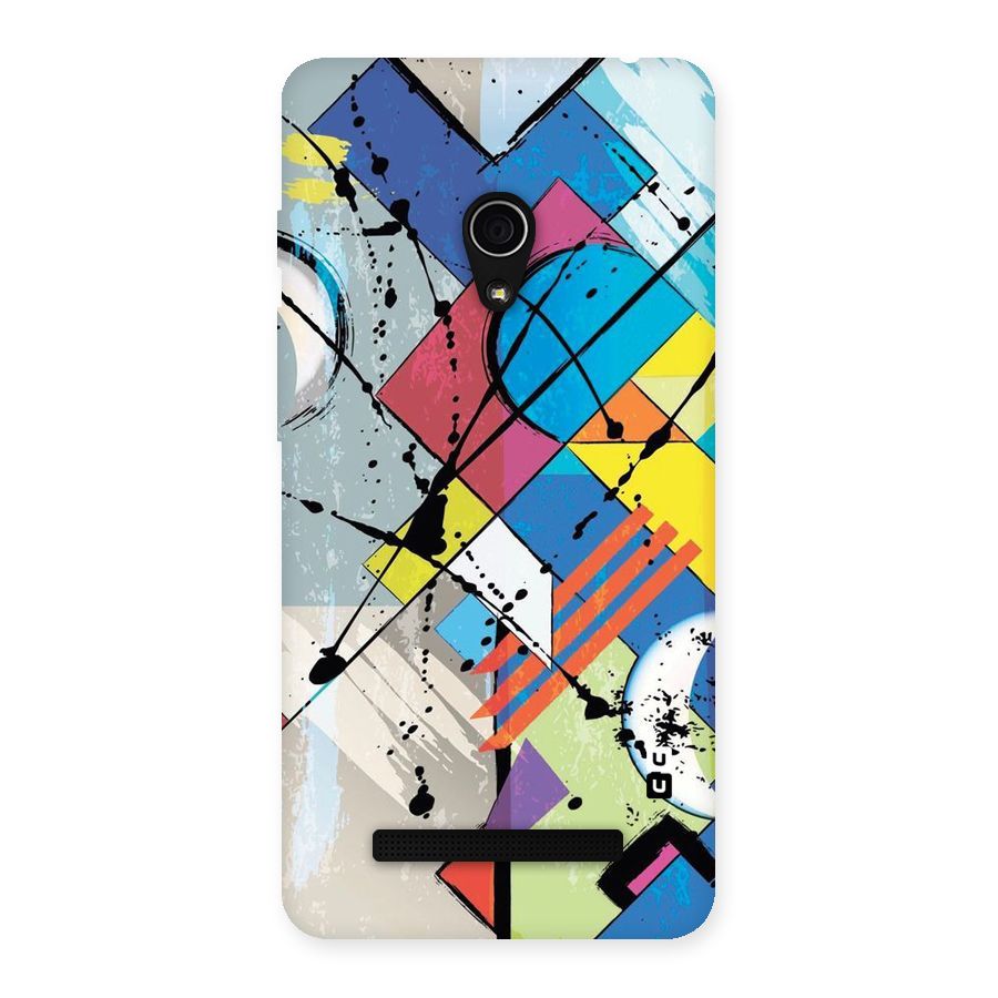 Abstract Paint Shape Back Case for Zenfone 5