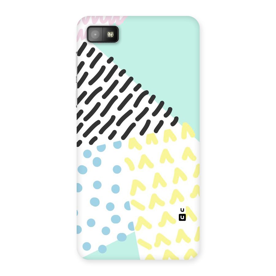 Abstract Pastel Back Case for Blackberry Z10