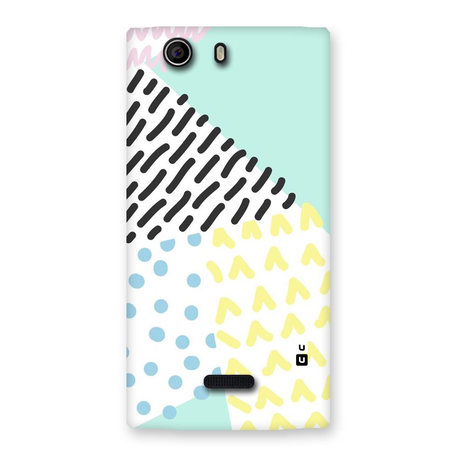 Abstract Pastel Back Case for Canvas Nitro 2 E311
