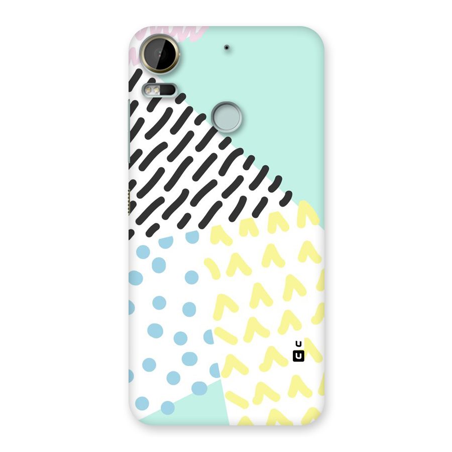 Abstract Pastel Back Case for Desire 10 Pro