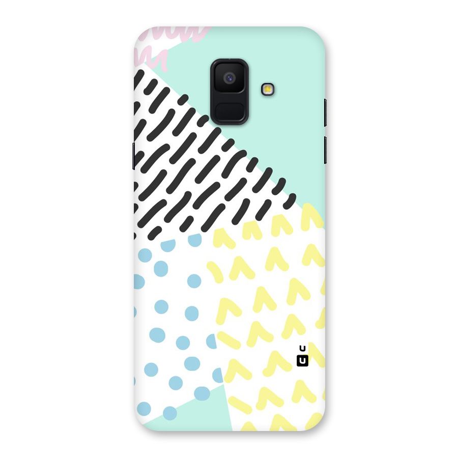 Abstract Pastel Back Case for Galaxy A6 (2018)