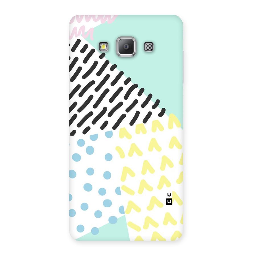 Abstract Pastel Back Case for Galaxy A7
