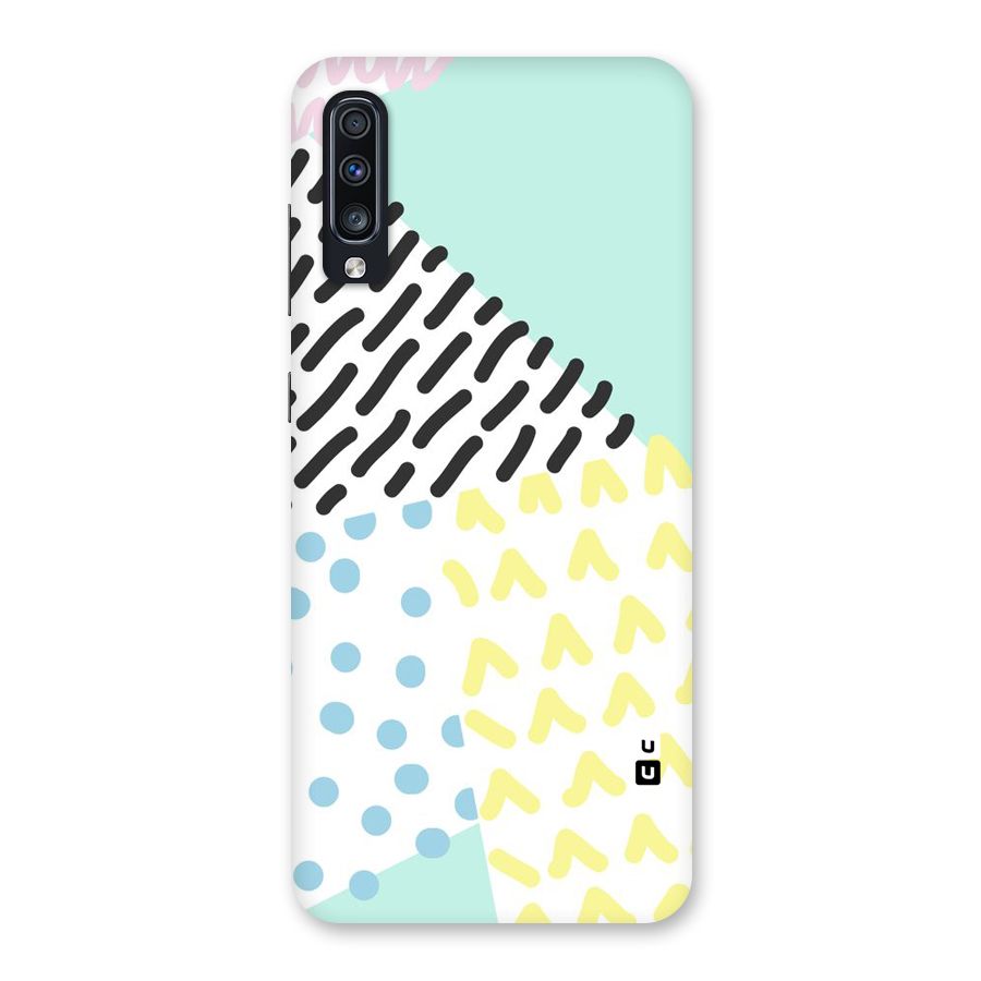 Abstract Pastel Back Case for Galaxy A70